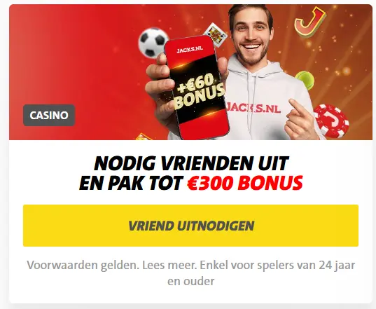 Jacks welkomstbonus