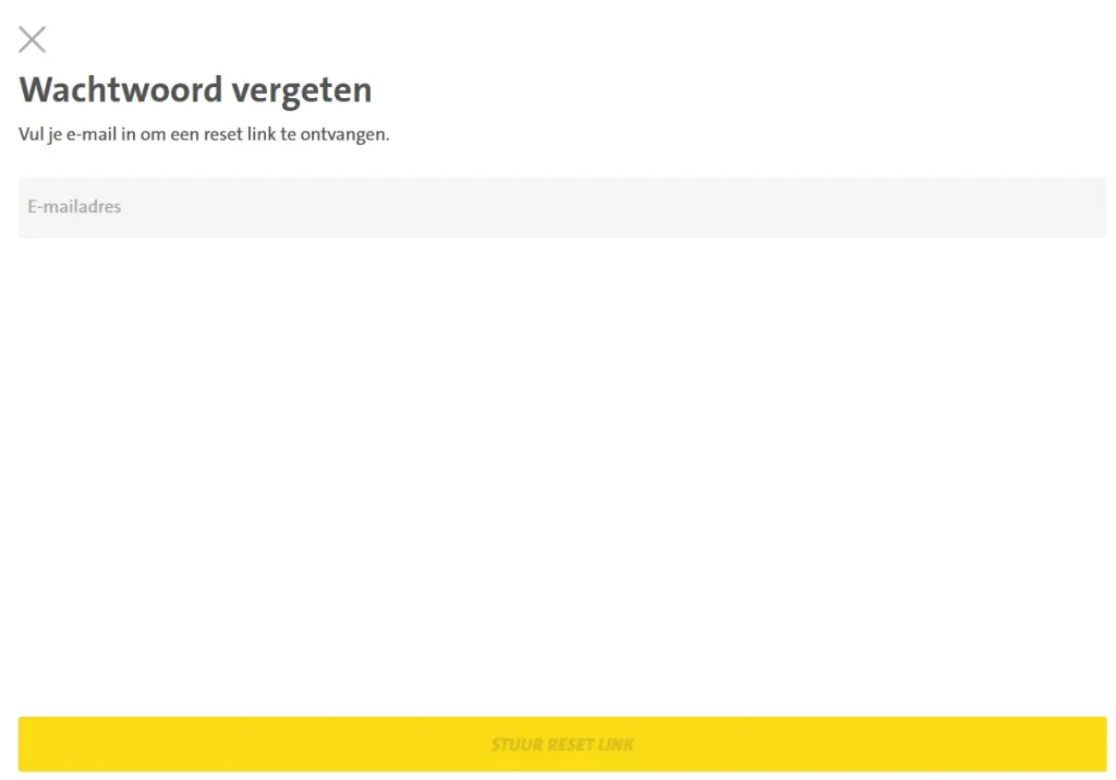 Wachtwoordherstel