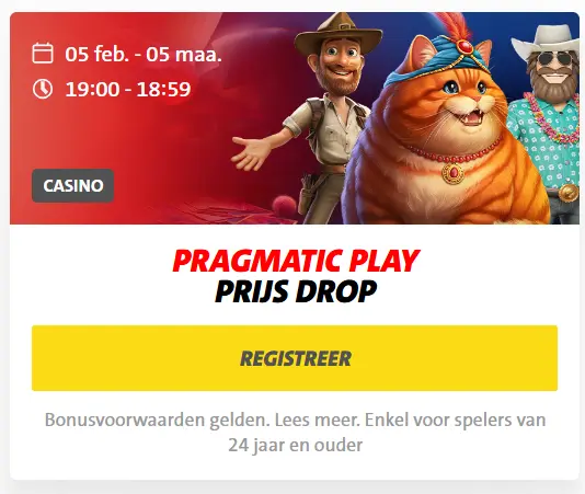 Pragmatic Play Prijs Drop bij Jacks Casino Online